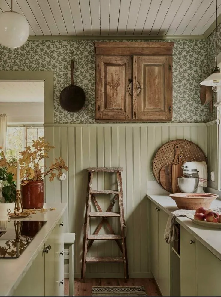 old style kitchen stone interior
