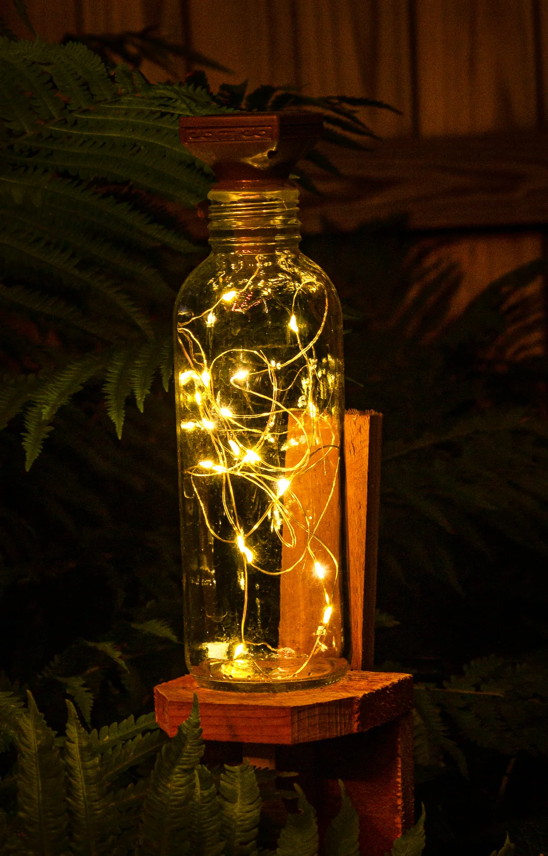 mason jar lights outdoor diy

