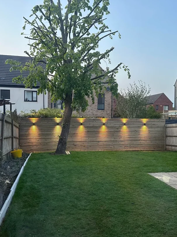 outdoor wall lights backyard patio
