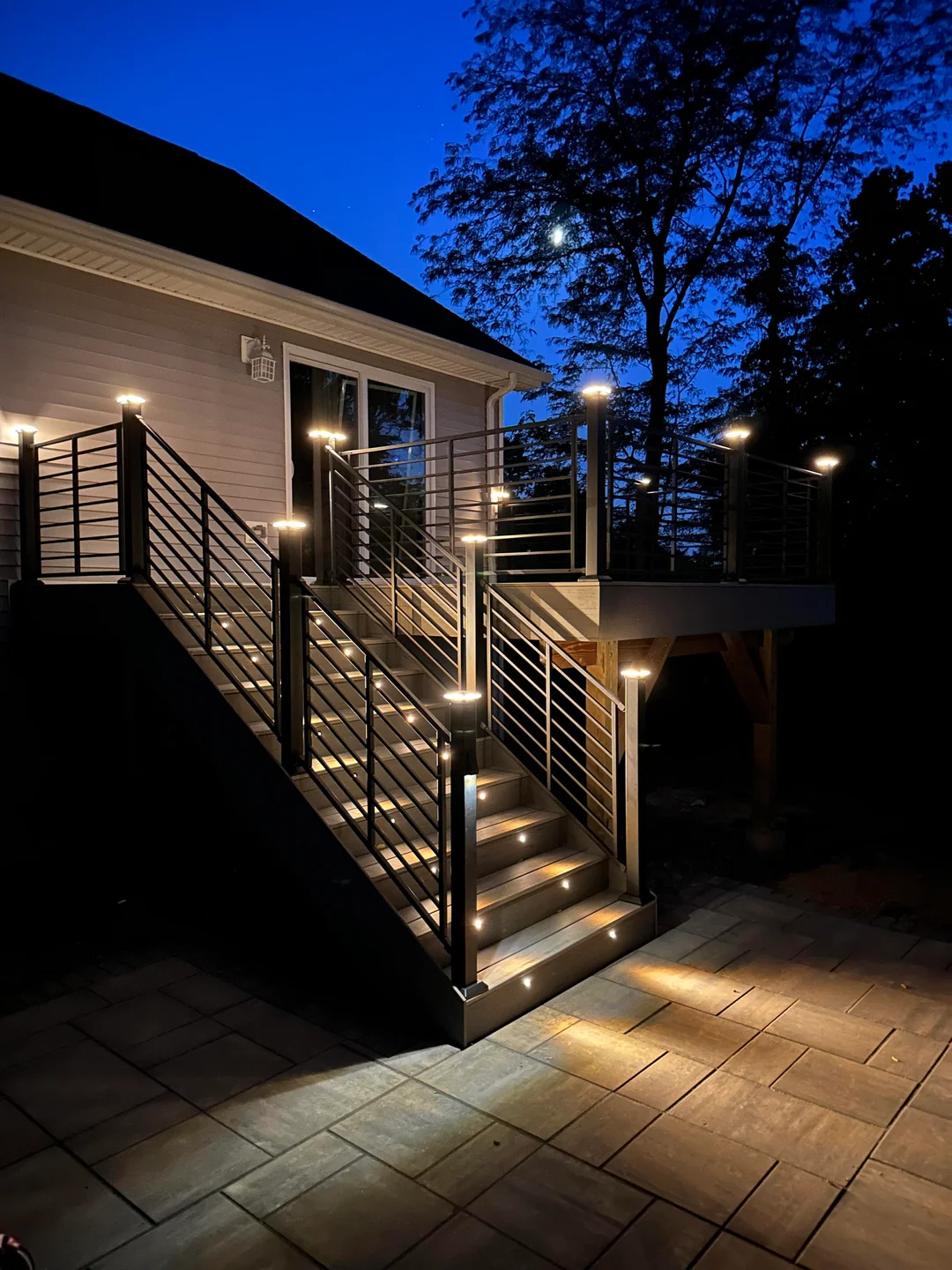 outdoor step lights patio stairs
