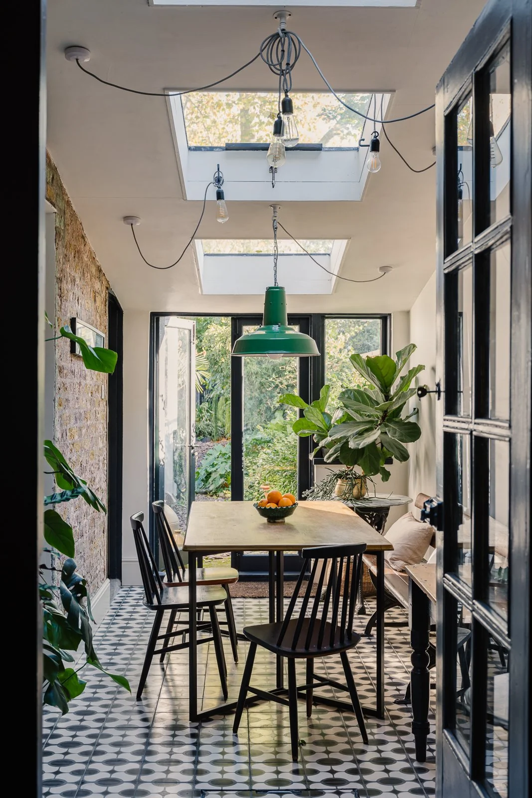 skylight garden room modern design
