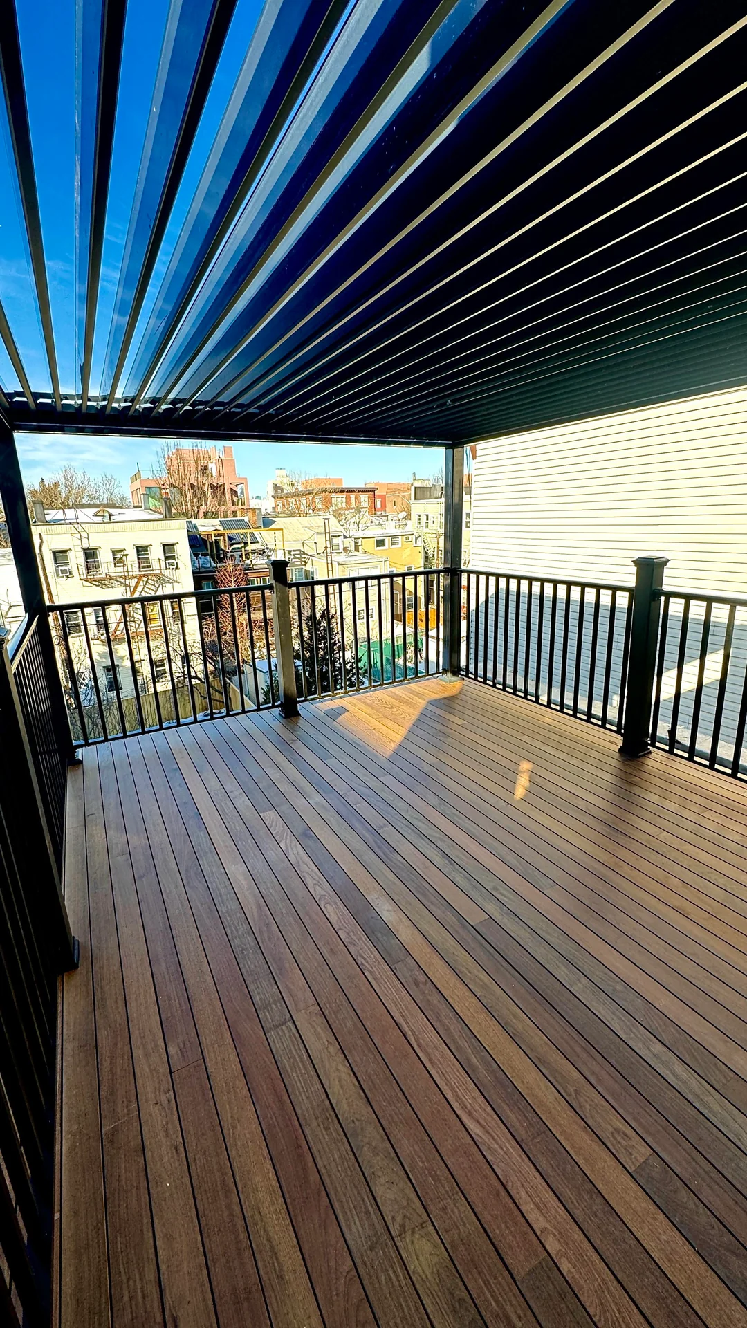 rooftop wooden deck flooring terrace
